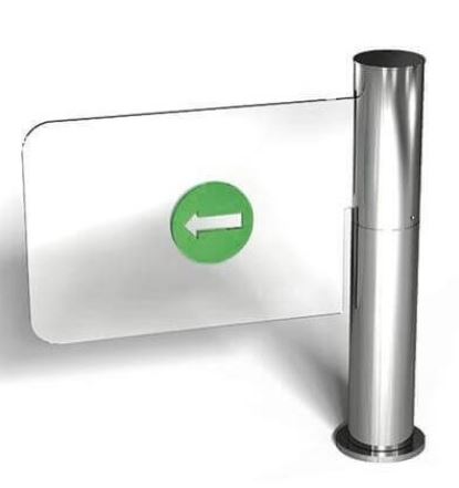 Tansa swing_SG-WMC beltéri motoros lengőkapu, 90 cm-es plexi szárnnyal